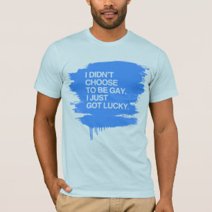 T-SHIRT JE N'AI PAS CHOISI D'ÊTRE GAI JE SUIS JUSTE DEVEN