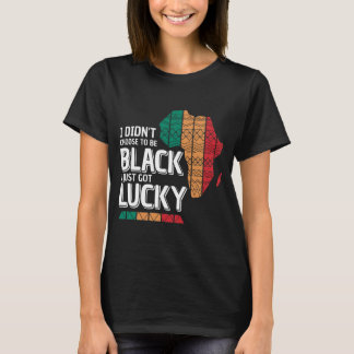 T-shirt Je n'ai pas choisi d'être Noir, je viens d'avoir d