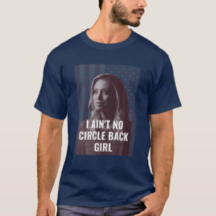 T-shirt Je n'ai pas pas de cercle retour fille américaine