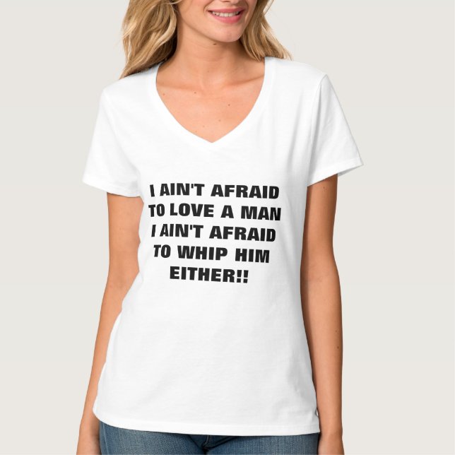 T-SHIRT JE N'AI PAS PEUR POUR AIMER UN HOMME (Devant)