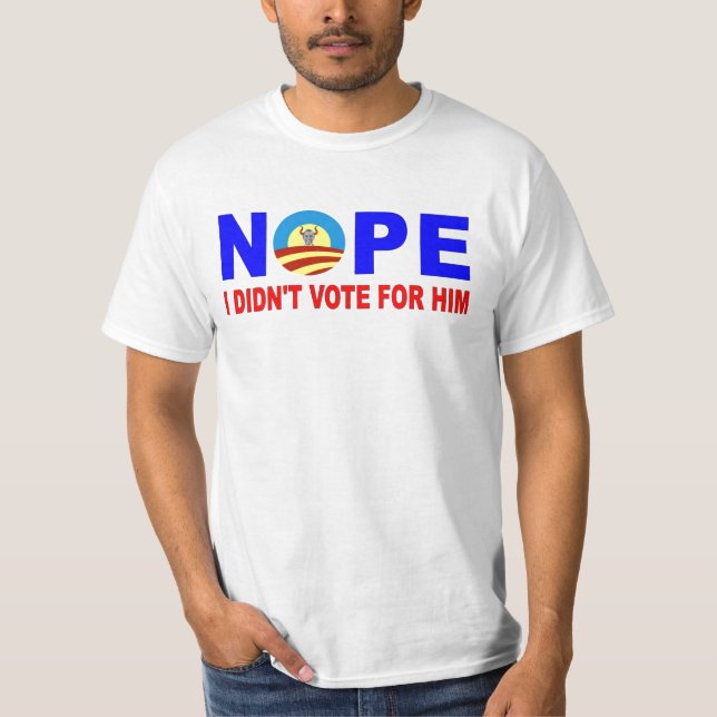 T-SHIRT JE N'AI PAS VOTÉ POUR LUI (Devant)