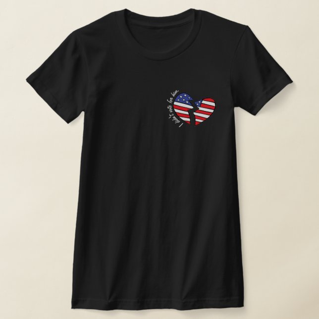 T-shirt Je n'ai pas voté pour lui (Poser)