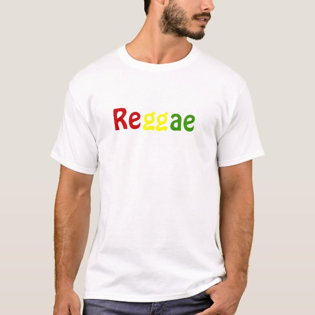 T-shirt JE N'AIME PAS l'amour du REGGAE… I il ! ! ! (Devant)