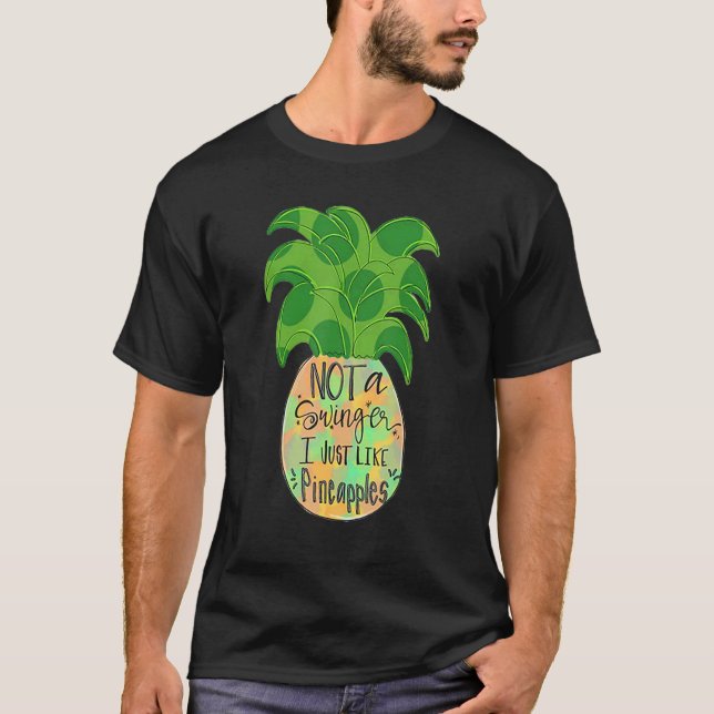 T-shirt Je N'Aime Pas L'Ananas (Devant)
