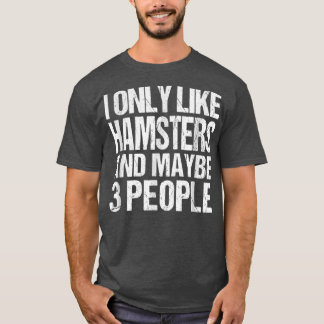 T-shirt Je N'Aime Que Hamsters Amoureux Hamsters