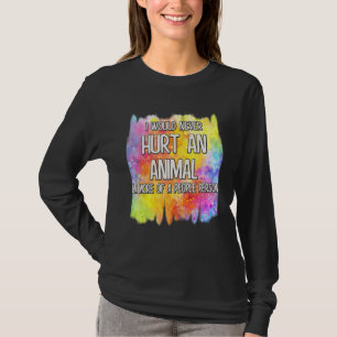 T-shirt Je N'Aurais Jamais Blessé Un Magret Animal