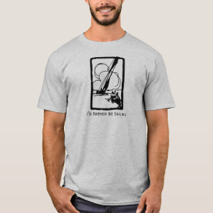 T-shirt Je naviguerais plutôt le bateau de marin de