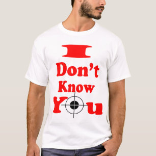 T-shirt Je ne connais pas la chemise de Vous-Muscle (1)