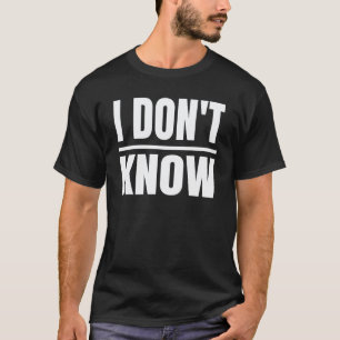 T-shirt Je Ne Connais Pas L'Honnêteté Pour Les Enseignants