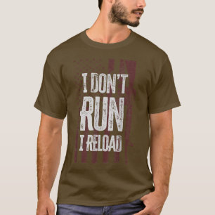 T-shirt Je ne cours pas Je recharge les propriétaires de j