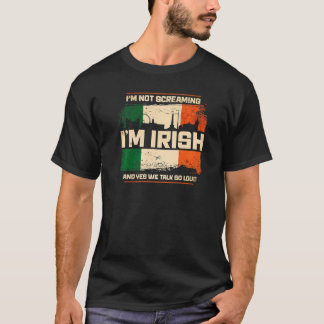 T-shirt Je ne crie pas Je suis Irlande 4