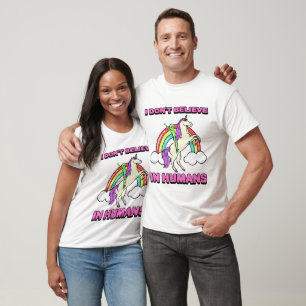 T-shirt Je ne crois pas aux humains, Gay pride Alien de la