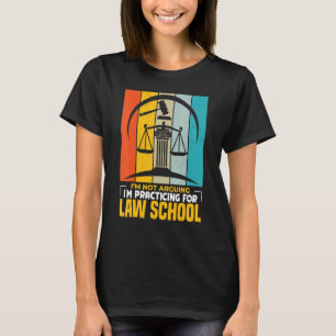 T-shirt Je ne discute pas, j'entraîne pour la faculté de d