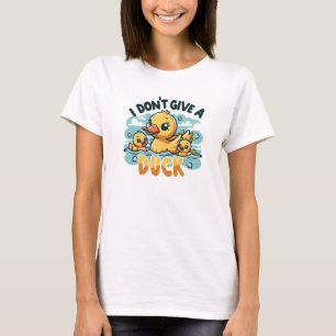 T-shirt Je ne donne pas de canard mère canard