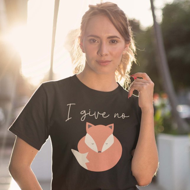 T-shirt Je ne donne pas de renard (Créateur téléchargé)