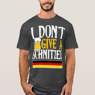 T-shirt Je ne donne pas de Schnitzel allemand bière Wurst 