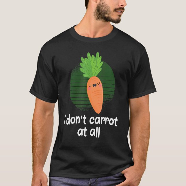 T-shirt Je ne fais pas de carottes (Devant)