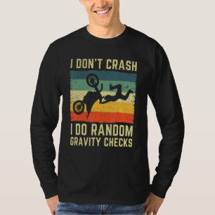 T-shirt Je ne fais pas de crash, je fais des vérifications