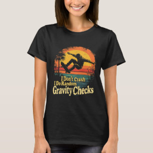 T-shirt Je ne fais pas de crash je fais des vérifications