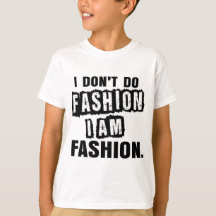 T-shirt Je ne fais pas la mode