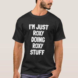 T-shirt Je ne fais que des trucs Roxy