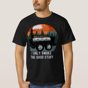 T-shirt Je Ne Fume Que Les Bonnes Choses Drôle Fumeur BBQ 
