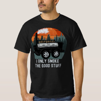 T-shirt Je Ne Fume Que Les Bonnes Choses Drôle Fumeur BBQ 