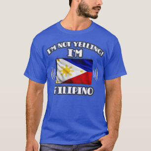 T-shirt Je ne hurle pas cadeau philippin pour les Philippi