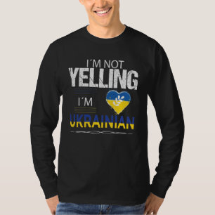 T-shirt  Je ne hurle pas je suis ukrainien