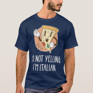 T-shirt Je Ne Joue Pas Je Italien Funky Pizza Pun Italia P