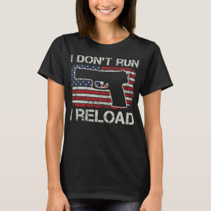 T-shirt Je ne lance pas Je recharge - Pro Guns Pistol USA 