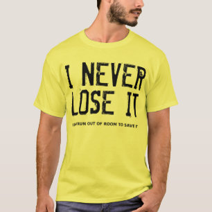 T-shirt Je ne le perds jamais maillot de moto cross drôle