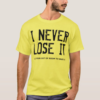 T-shirt Je ne le perds jamais maillot de moto cross drôle 