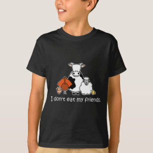 T-shirt Je ne mange pas mes amis