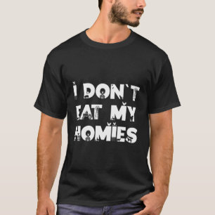 T-shirt Je Ne Mange Pas Mes Hommes Drôle Végétarien Végéta