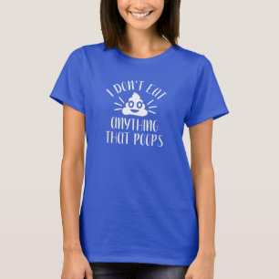 T-shirt Je ne mange rien qui gâche, Vegan Ladies T-S