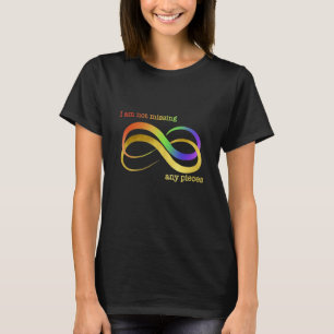 T-shirt Je ne manque aucune pièce Infinity Sensibilisation