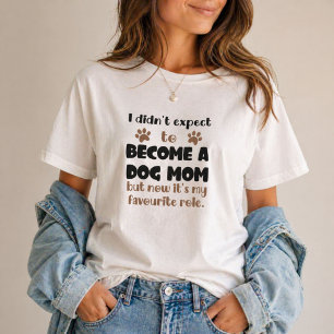 T-shirt Je ne m'attendais pas à devenir une maman pour chi