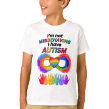 T-Shirt Je ne me comporte pas mal Autisme