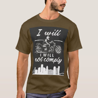T-shirt je ne me conformerai pas