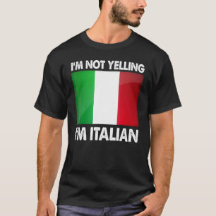 T-shirt Je Ne Me Joue Pas Italien Italie Italie Humour