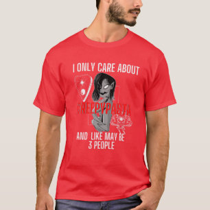 T-shirt Je Ne Me Soucie Que De Creepypasta Girl Kawaii Ani