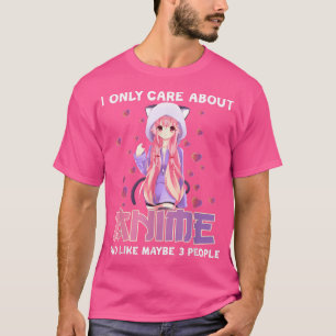 T-shirt Je Ne Me Soucie Que Des Cadeaux Otaku Japonais Ani
