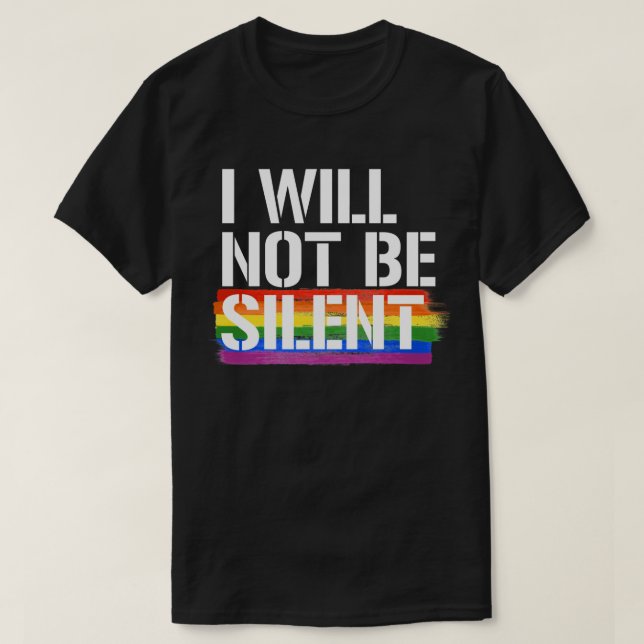 T-shirt Je ne me tairai pas (Design devant)
