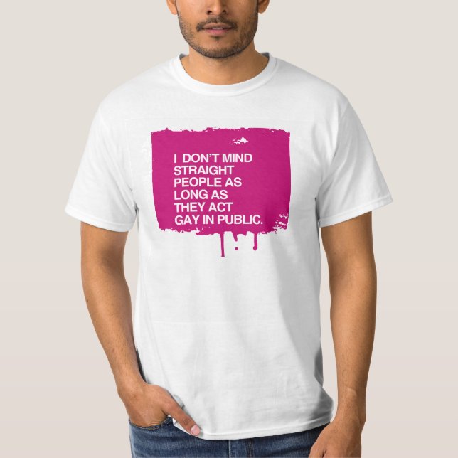 T-SHIRT JE NE M'OCCUPE PAS DES PERSONNES DROITES TANT QUE (Devant)