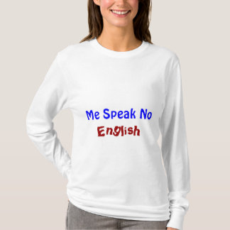 T-shirt Je ne parle pas anglais