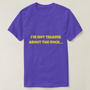 T-shirt Je ne parle pas du Rock… Mème drôle
