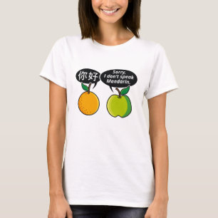 T-shirt Je ne parle pas mandarin