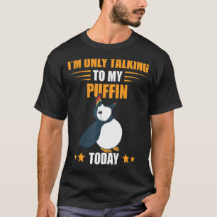 T-shirt Je ne parle que Puffin Oiseau de mer Islande Anima