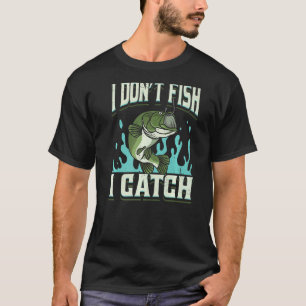 T-shirt Je ne pêche pas je capture Humour de pêcheur Pêche